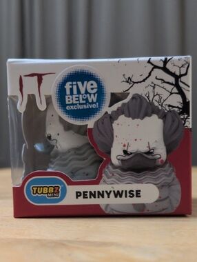 Black and White Pennywise From It Mini Tubbz Duck